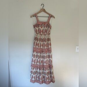 SINCERELY JULES Red and White Floral Maxi Dress